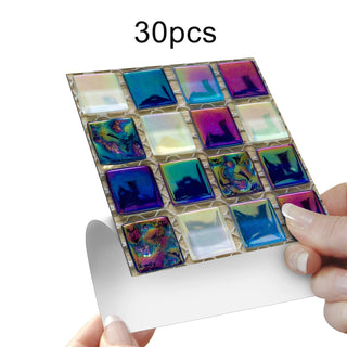 Buy 51-30pcs Mosaic Tile Wall Sticker
