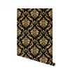 Damask Pre-Pasted Wallpaper