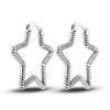 925 Sterling Silver Hoop Earrings with Zircon | Classic U-Shaped Women Jewelry
