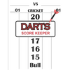 Dart Score Keeper: 100 Darts Score Sheets, Darts Game, Dart Score Pad, Score Keeper Notebook - Paperback