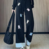 Kawaii Bear Embroidered Drawstring Pants