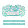 Kawaii Frog Game Desk Pad