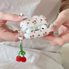 Cute Cherry Print AirPods Case