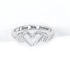 Cute Heart Hands Ring