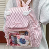 Kawaii Polka Dot Backpack
