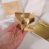 100pcs Imitation Gold Silver Foil Sheets for DIY Crafts | Gilding Flakes for Resin Candle Art