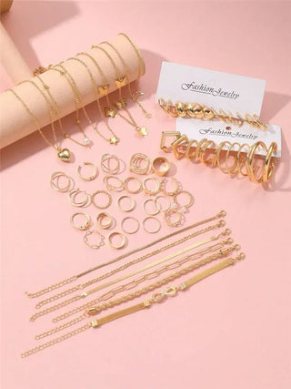 57 Pcs/Set Fashion Jewelry