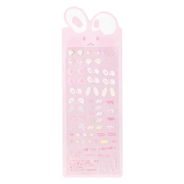 Cute Bunny Photo Card Stickers