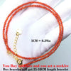 Fashion Faceted 2mm Beads Necklace | Mini Natural Stone Amethyst Quartz Agate Choker