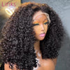 Jerry Curly Short Bob Wigs 13x6 Lace Frontal Human Hair Wigs 5x5 Glueless Wigs Lace Closure Transparent 13x4 Lace Font Wigs