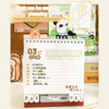 Kawaii Panda 2026 Desk Calendar