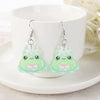 Kawaii Frog Acrylic Earrings