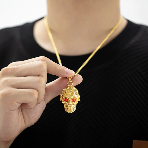 Punk Style Steel Pendant Titanium Steel Necklace