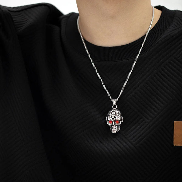 Punk Style Steel Pendant Titanium Steel Necklace