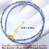 Fashion Faceted 2mm Beads Necklace | Mini Natural Stone Amethyst Quartz Agate Choker