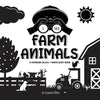 I See Farm Animals: A Newborn Black & White Baby Book (High-Contrast Design & Patterns) (Cow, Horse, Pig, Chicken, Donkey, Duck, Goose, Dog, Cat, and - Paperback