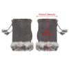 Fingerless Faux Rabbit Fur Gloves