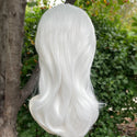 White Synthetic Lace Front Wigs