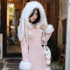 Bunny Ears Hooded Winter Dress