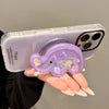 Cute Elephant Quicksand Phone Grip