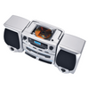 Supersonic Bluetooth Audio System with Double Cassette Recorder & Built-In Mic