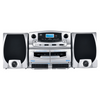 Supersonic Bluetooth Audio System with Double Cassette Recorder & Built-In Mic