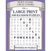 News Stand Circle a Word Vol.1: Large Print 100 Random Puzzles - Paperback