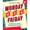 New York Times Games Monday Through Friday 50 Easy to Tough Crossword Puzzles Volume 10 - Spiral