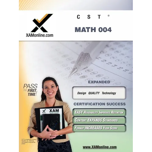 CST Math 004: Teacher Certification Exam - Paperback