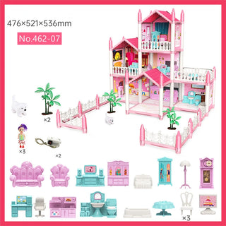 Buy 7-rooms Doll House Set