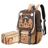Cute Capybara Buddies Backpack With Pencil Case