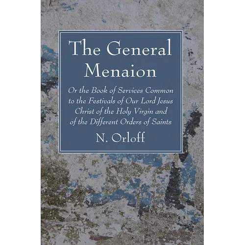 The General Menaion - Paperback