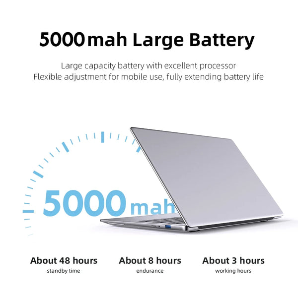 Ultra Slim Windows 11 Pro Laptop Computer