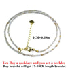 Fashion Faceted 2mm Beads Necklace | Mini Natural Stone Amethyst Quartz Agate Choker