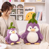 Cute Penguin Eggplant Plushies