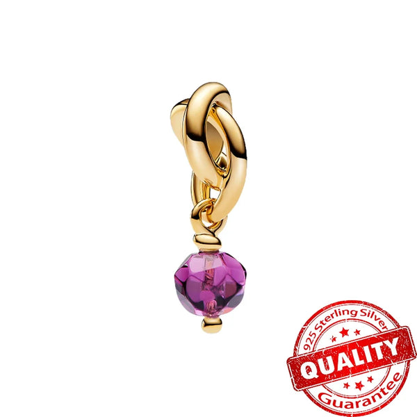 Birthstone Eternity Charms Jewelry Gift