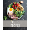 Keto Recipe Book: Ketogenic Blank Recipe Journal, Keto Notebook, Organizer For Recipe Collection, Macros Tracker Counter, Keto Diet Write In Cookbook - Paperback