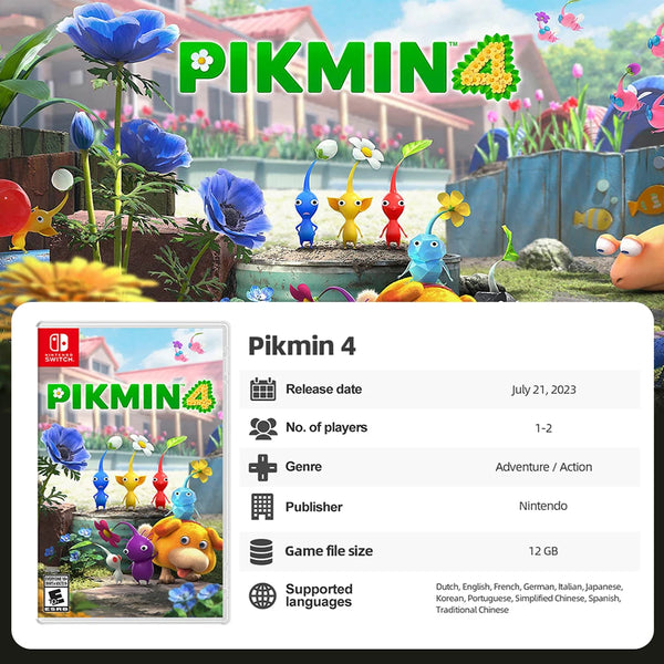 Pikmin 1+2 3 Deluxe Pikmin 4 Series Games