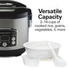 Hamilton Beach Digital Programmable Rice Cooker Food Steamer With 14Cup Capacity