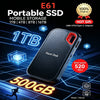Original E61 SSD Portable 2TB High-Speed External Hard Drive USB 3.1 Solid State Drive Large Capacity for Laptop DesktopMAC/ PC