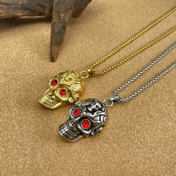 Punk Style Steel Pendant Titanium Steel Necklace