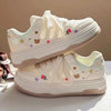 Kawaii Tulips and Bear Mesh Sneakers