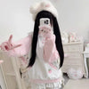 Cute Strawberry Bunny Sailor Sweater