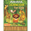 Animal Coloring Book For Kids Ages 8-12: 35 Stress Relieving cute animal designs to color - Paperback