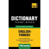 Theme-based dictionary British English-Finnish - 7000 words - Paperback