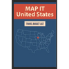 Map It United States: Travel Bucket List - Paperback