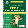 Get Ready for School: Pre-K Wipe-Off Workbook - Spiral