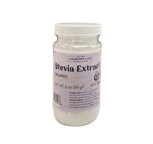 Stevia Extract Powder, White, Organic