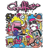 Graffiti: Street Art Coloring Book For Teens Adults, 50 Amazing Graffiti drawing, Calm & Relaxation - Paperback