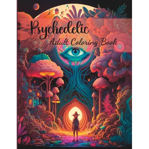 Psychedelic Adult Coloring Book - Paperback